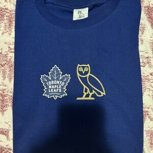 NWT OVO Blue Toronto Maple Leafs T-Shirt